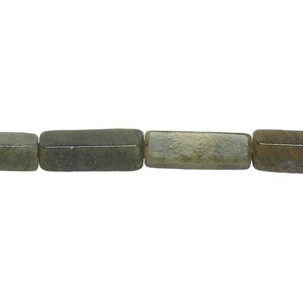 Multi-serpentine 1pkg1, square tube bead natural 15 inch 12x4mm-16x5mm image number 0