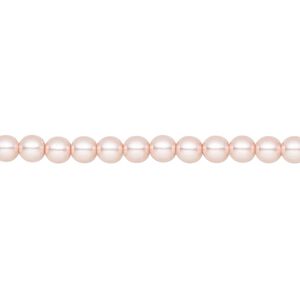 Pearl 600pk rosaline, Preciosa Czech crystal 4mm round