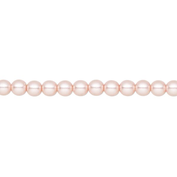 Pearl 600pk rosaline, Preciosa Czech crystal 4mm round image number 0