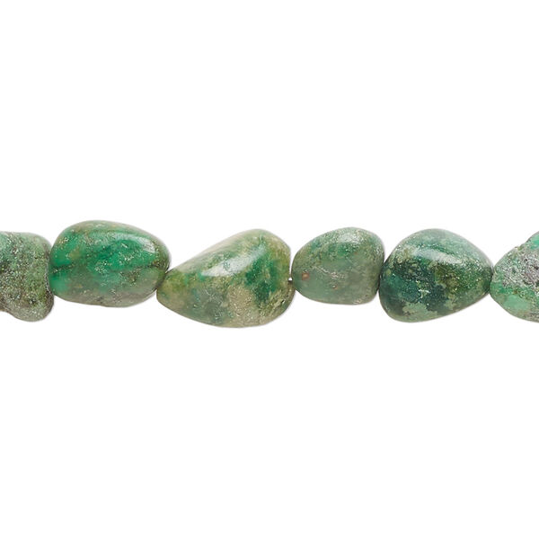 Turquoise 1pkg1, pebble bead C- grade, 15 inch large image number 0