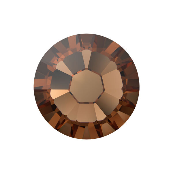Flat back 1pkg1440 smoked topaz foil back, Swarovski® ReCreated™, 1.7-1.9mm rose round SS5 2058 image number 0