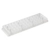 Organizer, plastic, clear, 11-5/16x3-5/16x1-1/16 inches, with 56 slots, 9/16 inch diameter. Sold individually. image number 1