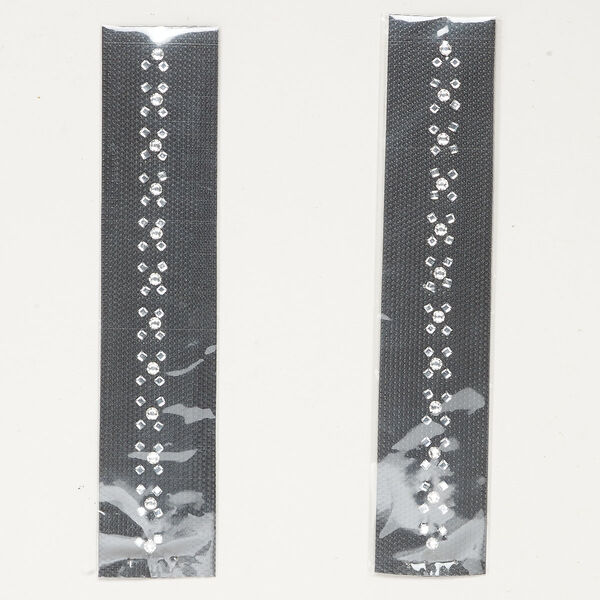 Iron-on transfer 1pkg2 crystal clear, Crystal Passions® SS13 round / 2mm, 5 inch image number 0
