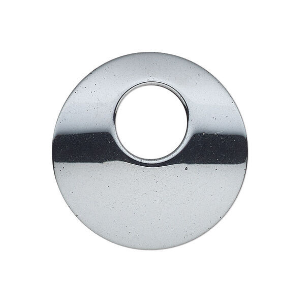 Drop, Hemalyke™ (man-made), 28.5mm round go-go. Sold individually. image number 0