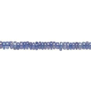 Tanzanite 1pkg1, hand-cut rondelle bead 8 inch 4x1mm-5x2mm