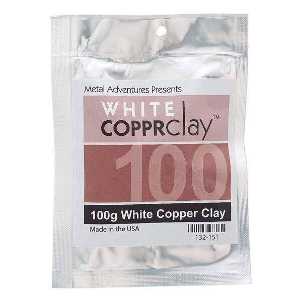 COPPRclay™, white, 1850-degree formula. Sold per 100-gram pkg. image number 0