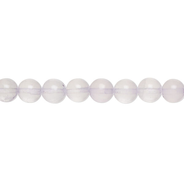 Quartz crystal / amethyst 1pkg1, round bead C grade, 15 inch 5-7mm image number 0