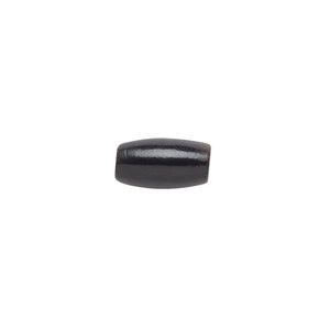 Bead, horn (dyed), black, 13x6mm-13x8mm hairpipe, Mohs hardness 2-1/2. Sold per pkg of 64.