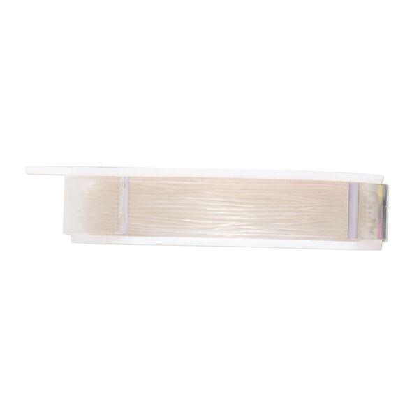 Cord, Beadalon® ELASTICITY®, elastic rubber, pkg/25m, 1.0mm diameter, clear. image number 1