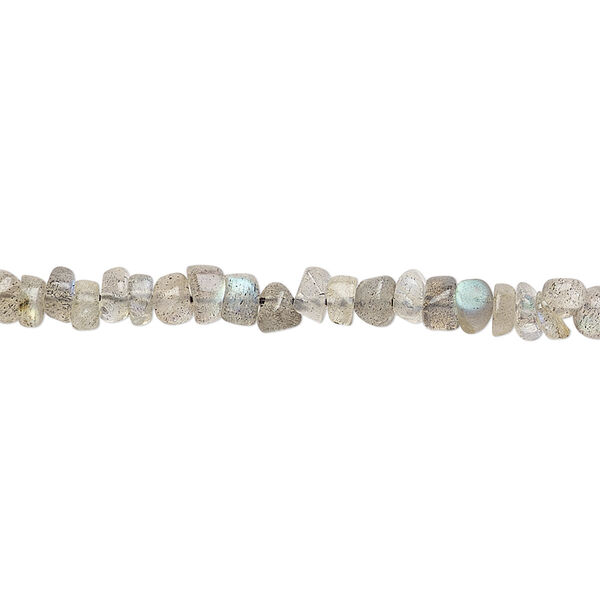 Bead, labradorite (natural), 4x2mm-5x4mm hand-cut rondelle, C grade, Mohs hardness 6 to 6-1/2. Sold per 13-inch strand. image number 0