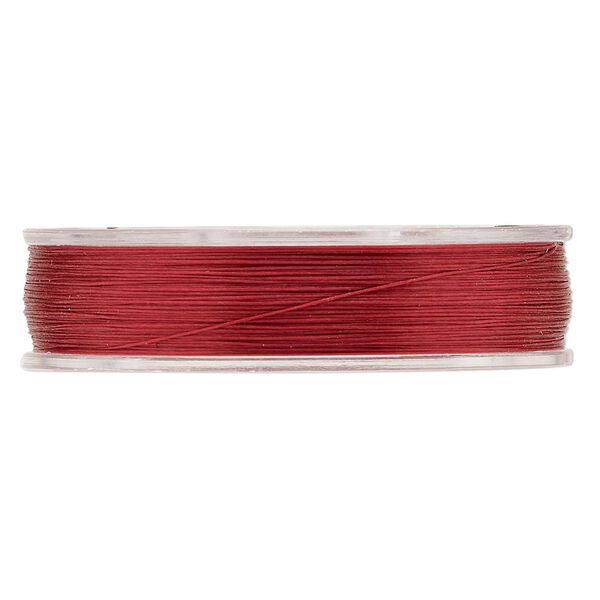 Thread, One-G™, nylon, pkg/250 yards, red, size 0. image number 1