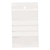 Bag, Tite-Lip™, plastic, white and clear, 3-1/2x2-1/4 inch top zip. Sold per pkg of 100. image number 1