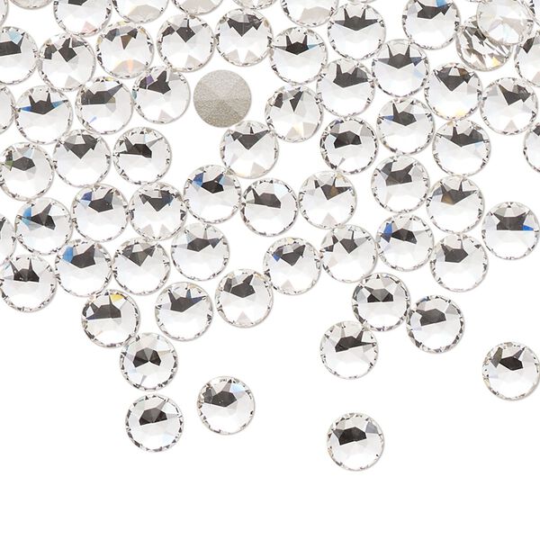Round stone 48pk crystal foil back, Crystal Passions® 4.6-4.8mm light round SS20 1098 image number 0