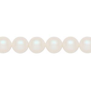 Pearl 250pk pearlescent white, Swarovski® 8mm round 5810