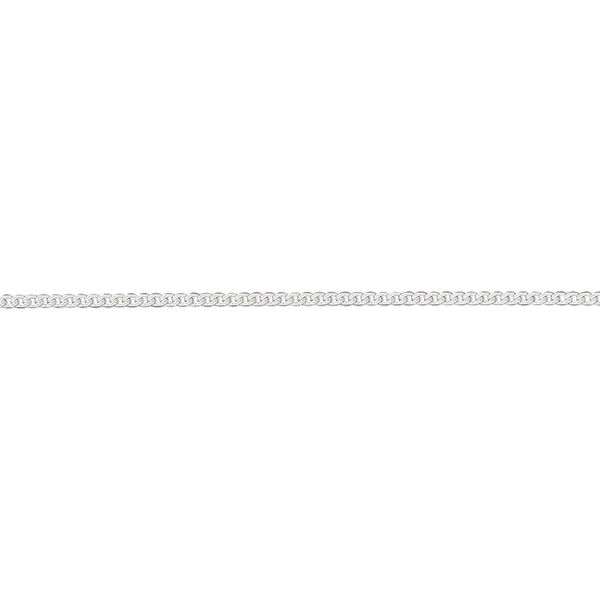 Chain, Gossamer™, sterling silver, 1mm curb. Sold per 50-foot spool. image number 0