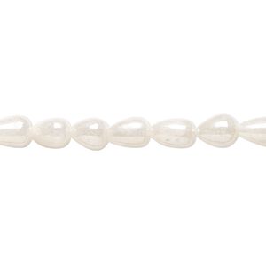 Sillimanite 1pkg1, hand-cut teardrop bead 15.5-16 inch 6x4mm-8x5mm