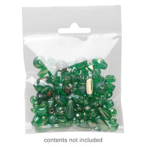 Bag, Clean-Vu®, plastic, clear, 3x3 inches with hole. Sold per pkg of 100.