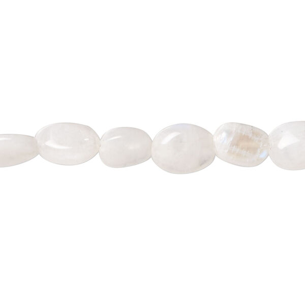 Rainbow moonstone 1pkg1, hand-cut nugget bead natural, 13 inch mini to small image number 0