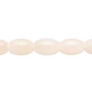 Quartz 1pkg1, oval bead 15 inch 12x8mm
