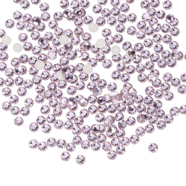 Flat back 144pk mesmera foil back, Preciosa MAXIMA Czech crystal rhinestone 2.1-2.3mm chaton rose round SS7 image number 0