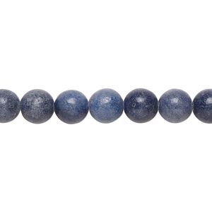 Blue aventurine 1pkg1, round bead natural 15.5-16 inch 8mm
