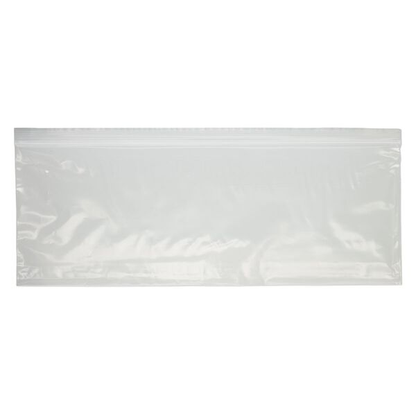 Bag, Tite-Lip™, plastic, clear, 14x5-inch side zip. Sold per pkg of 1,000. image number 1