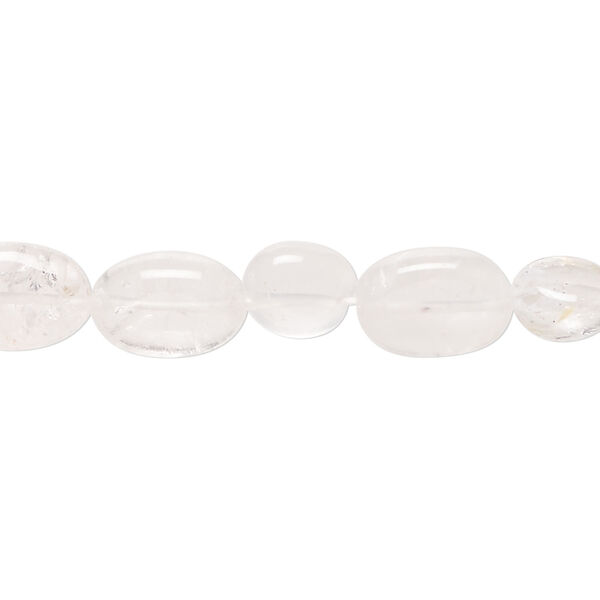 Quartz crystal 1pkg1, hand-cut nugget bead natural, 14 inch mini to medium image number 0
