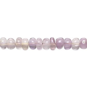 Amethyst / ametrine 1pkg1, hand-cut rondelle bead 8 inch 6x3mm-7x5mm