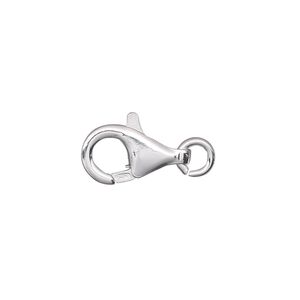 Clasp lobster claw 1pkg1 sterling silver, 14.5x8.5mm, 1-strand