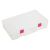 Organizer, Plano® Creative Options, plastic, clear and pink, 14-1/8 x 9 x 3/-1/4 inches. Sold individually. image number 1