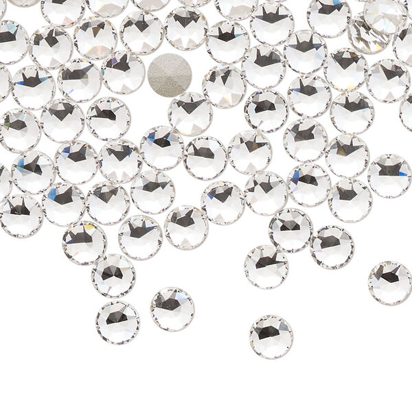 Round stone 48pk crystal foil back, Crystal Passions® 4.6-4.8mm light round SS20 1098 image number 0