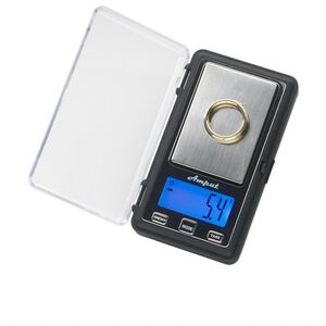 Digital scale, plastic and stainless steel, 3-3/4 x 2 inches. Sold individually.