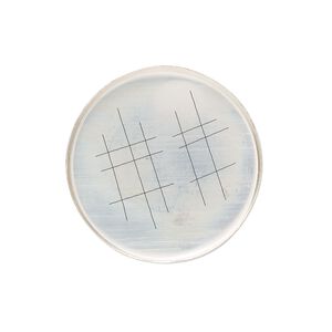 Bezel cup, sterling silver, solid back, 25mm unpolished round. Sold individually.