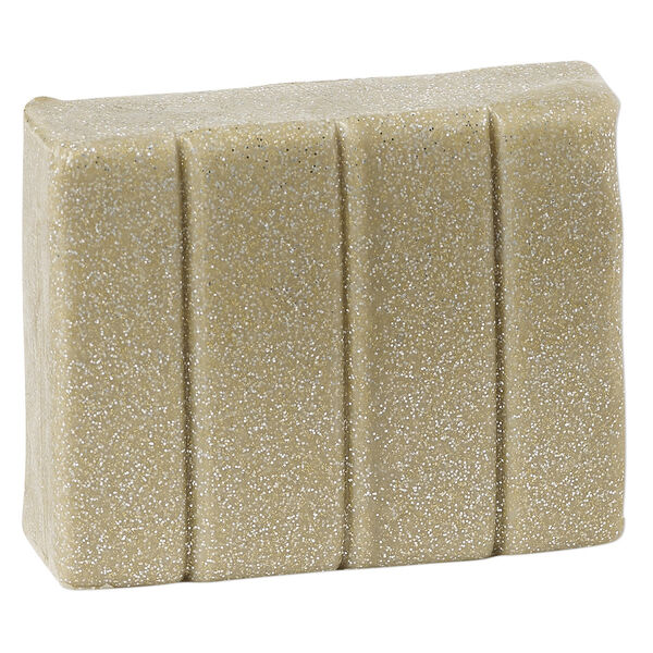Polymer clay, Sculpey® PREMO, yellow gold glitter. Sold per 2-ounce bar. image number 0