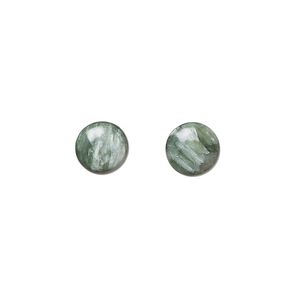 Seraphinite 1pkg2, calibrated round cab natural 8mm