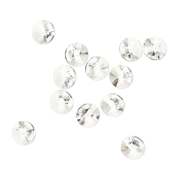 Drop 720pk crystal, Swarovski® 6mm pendant mini disk 6428 image number 1