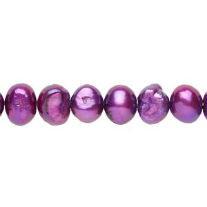 Freshwater pearl 1pkg1, flat-sided potato, 15 inch elderberry 7-8mm cultured