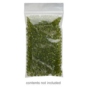 Bag, Tite-Lip™, plastic, clear, 3x5-inch top zip. Sold per pkg of 100.