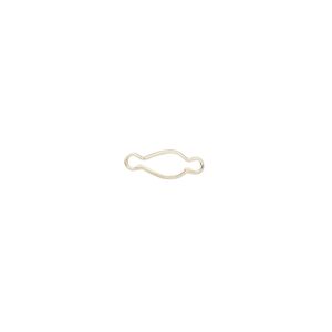 Link, Wrap-Tite®, 14Kt gold, 5x3mm pear setting. Sold individually.