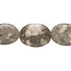 Bead, pink feldspar (natural), 19x14mm-20x15mm flat oval, C grade, Mohs hardness 6 to 6-1/2. Sold per 15" to 16" strand. image number 0
