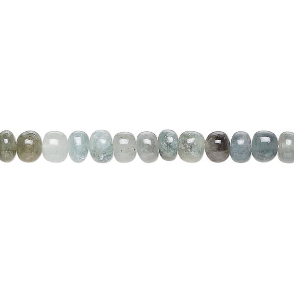 Multi-beryl 1pkg1, hand-cut rondelle bead 13 inch 4x3mm-5x4mm image number 0