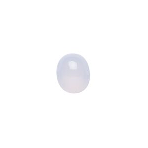 Blue chalcedony 1pkg1, hand-cut calibrated oval cab natural 12x10mm