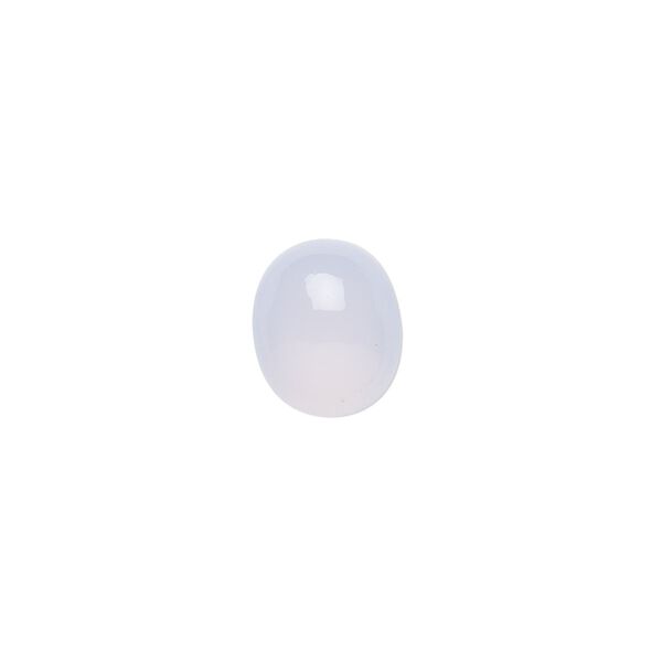 Blue chalcedony 1pkg1, hand-cut calibrated oval cab natural 12x10mm image number 0