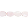 Mother-of-pearl shell 1pkg1, flat oval bead 15 inch pink pale pink 12x8mm-13x9mm image number 0