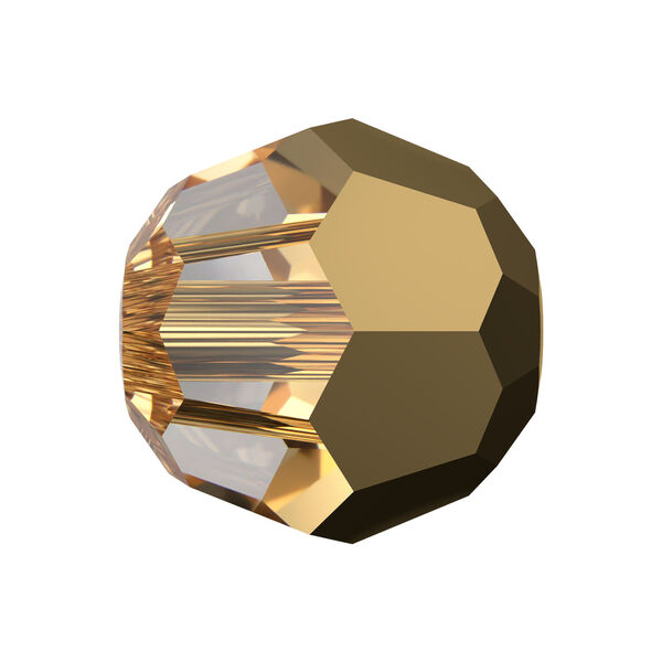 Bead 1pkg720 crystal aurum, Swarovski®, 4mm faceted round 5000 image number 0
