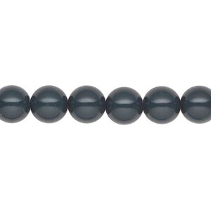 Pearl 100pk malachite green, Preciosa Czech crystal 8mm round