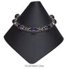 Display, bracelet, leatherette, black, 3-1/4 x 3-3/8 x 4-inch wrap-around snap cone. Sold individually. image number 3