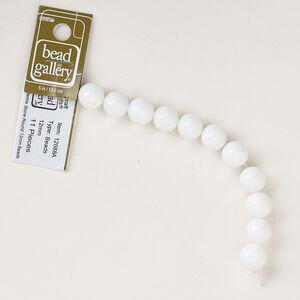 Marble 1pkg1, round bead 5 inch 12mm
