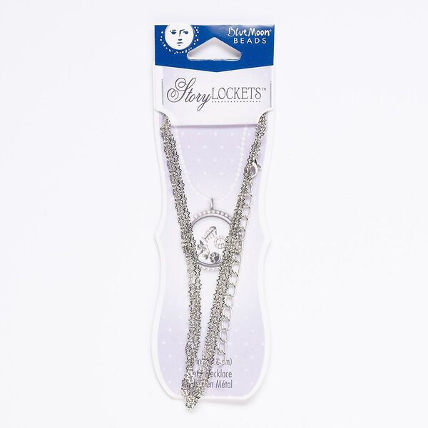 Necklace, silver-finished "pewter" (zinc-based alloy) and steel, 3mm wide, 20 inches with 2-3/4 inch extender chain and lobster claw clasp. Sold individually. image number 0
