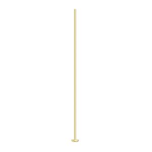 Head pin, 14Kt gold-filled, 1-1/2 inches with cup, 24 gauge. Sold per pkg of 10.